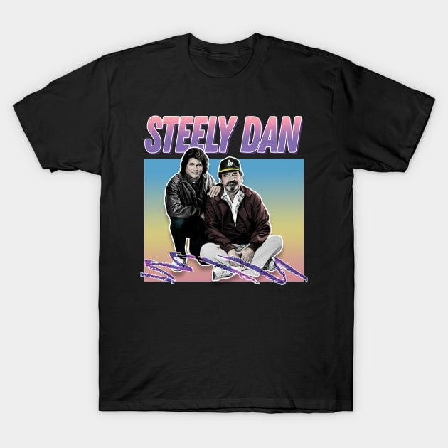 Steely Dan / Retro Aesthetic Meme Parody Design T-Shirt by DankFutura